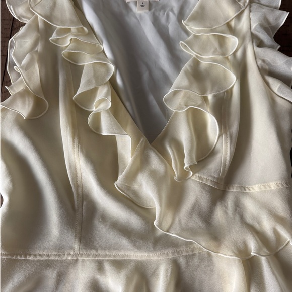 Open Edit Butter Yellow Ruffle Blouse - Picture 2 of 5